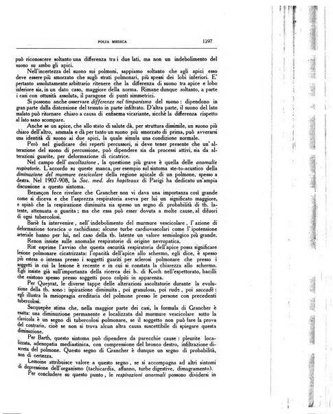 Folia medica periodico trimensile di patologia e clinica medica