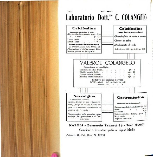 Folia medica periodico trimensile di patologia e clinica medica