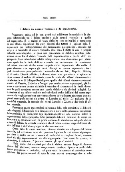 Folia medica periodico trimensile di patologia e clinica medica