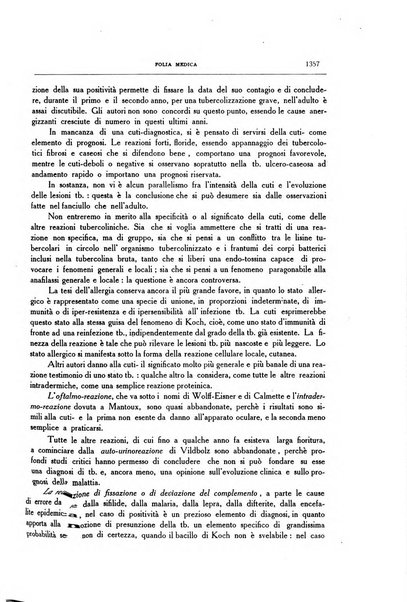 Folia medica periodico trimensile di patologia e clinica medica