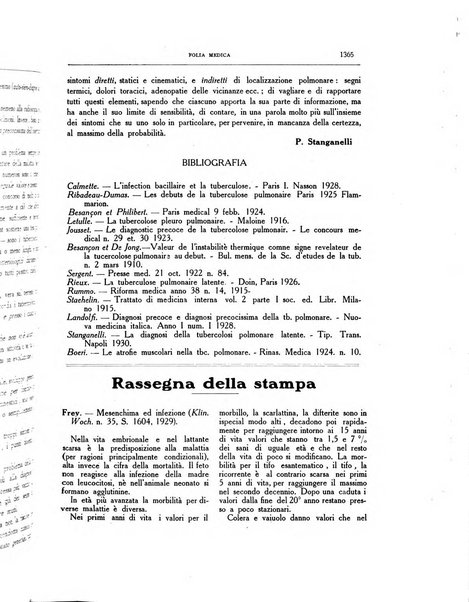 Folia medica periodico trimensile di patologia e clinica medica