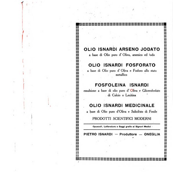 Folia medica periodico trimensile di patologia e clinica medica