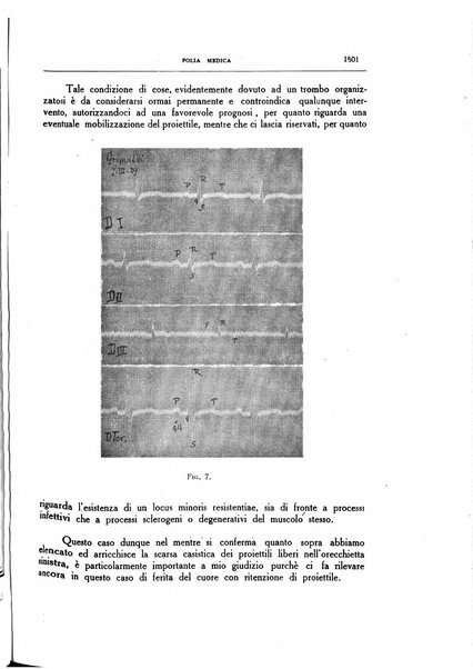 Folia medica periodico trimensile di patologia e clinica medica