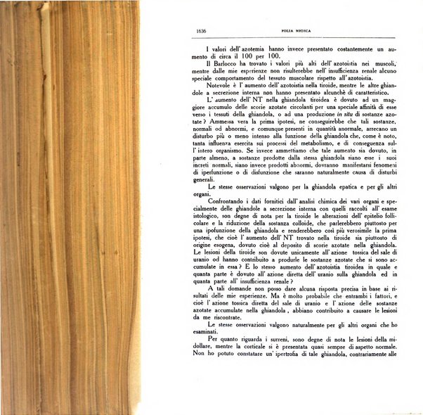 Folia medica periodico trimensile di patologia e clinica medica