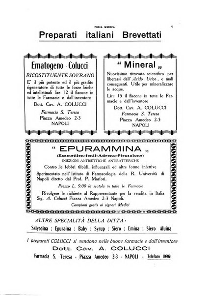 Folia medica periodico trimensile di patologia e clinica medica