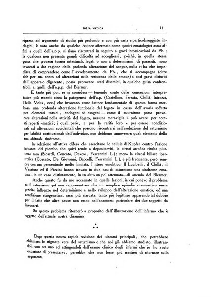 Folia medica periodico trimensile di patologia e clinica medica