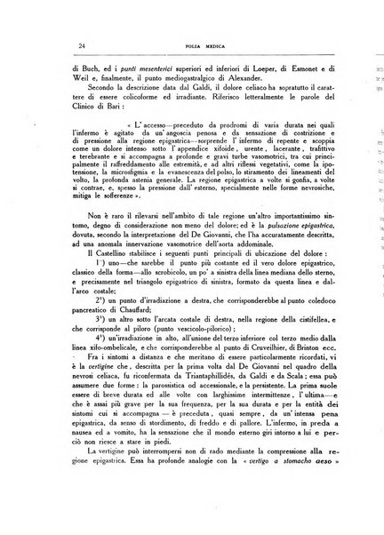 Folia medica periodico trimensile di patologia e clinica medica