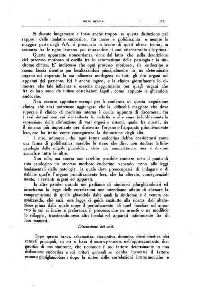 Folia medica periodico trimensile di patologia e clinica medica