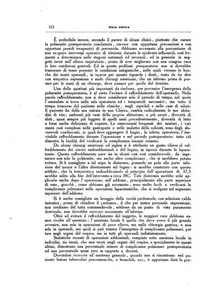 Folia medica periodico trimensile di patologia e clinica medica