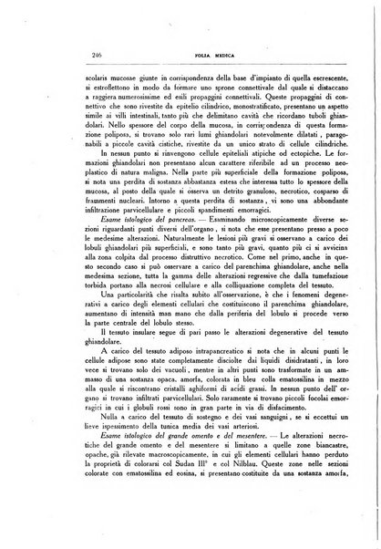 Folia medica periodico trimensile di patologia e clinica medica