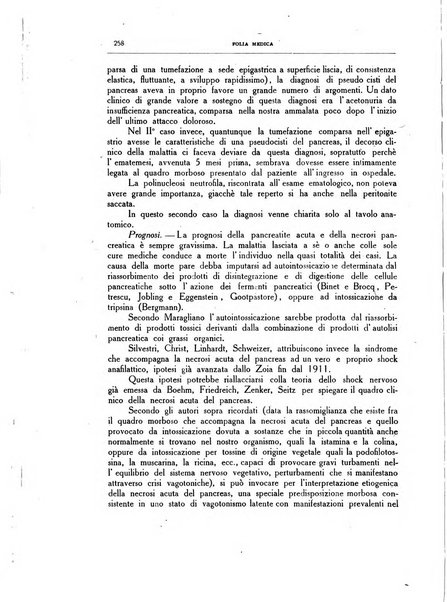 Folia medica periodico trimensile di patologia e clinica medica