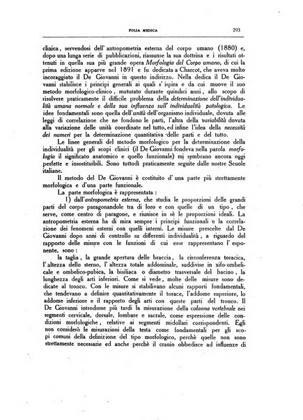 Folia medica periodico trimensile di patologia e clinica medica