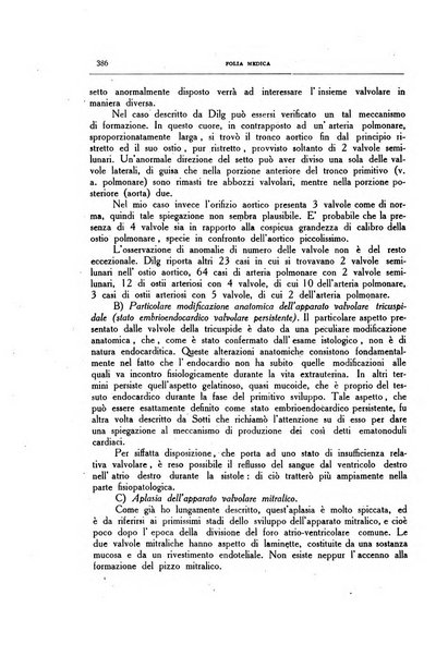 Folia medica periodico trimensile di patologia e clinica medica