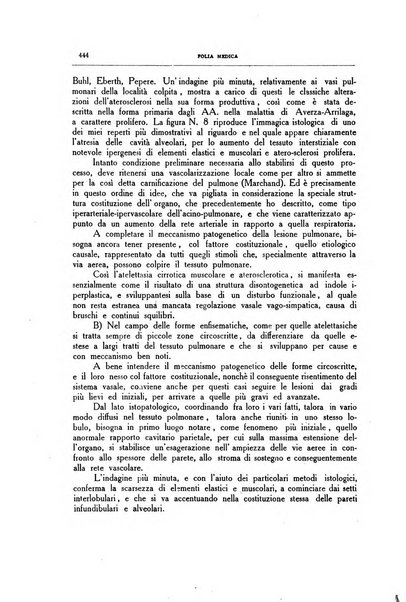 Folia medica periodico trimensile di patologia e clinica medica