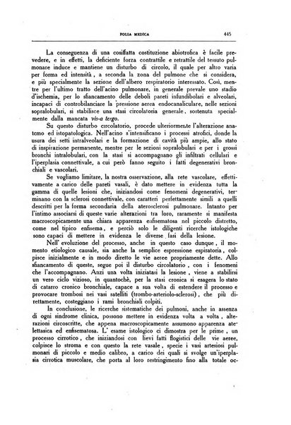 Folia medica periodico trimensile di patologia e clinica medica