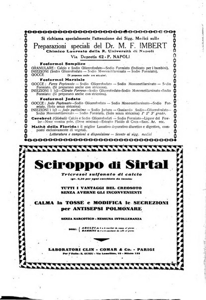 Folia medica periodico trimensile di patologia e clinica medica