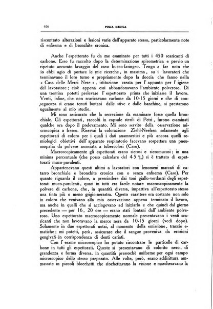 Folia medica periodico trimensile di patologia e clinica medica