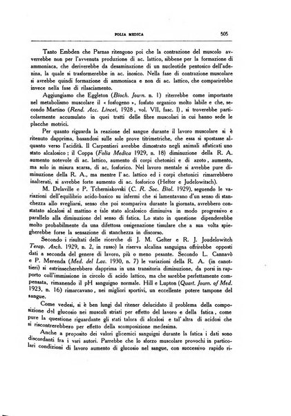 Folia medica periodico trimensile di patologia e clinica medica