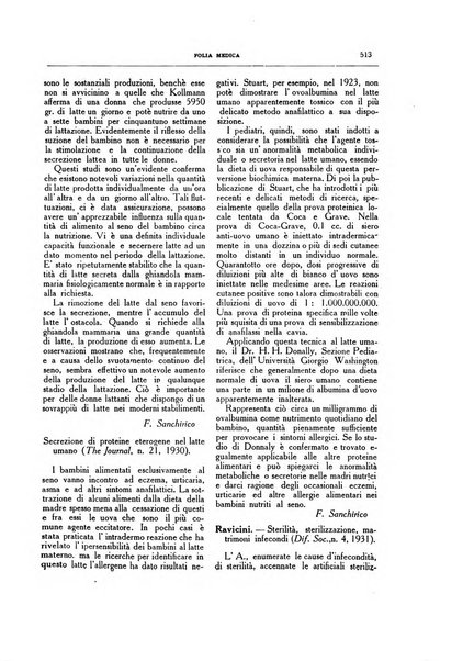 Folia medica periodico trimensile di patologia e clinica medica