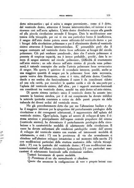 Folia medica periodico trimensile di patologia e clinica medica