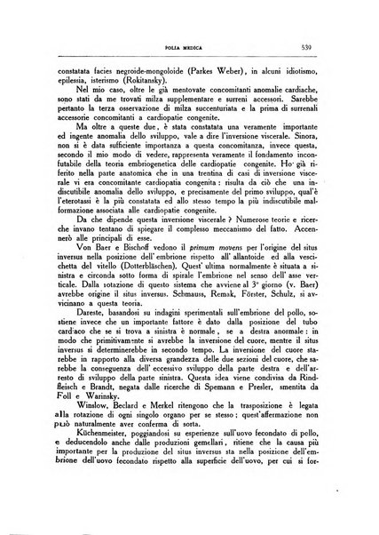 Folia medica periodico trimensile di patologia e clinica medica