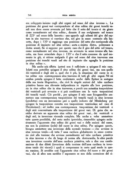 Folia medica periodico trimensile di patologia e clinica medica