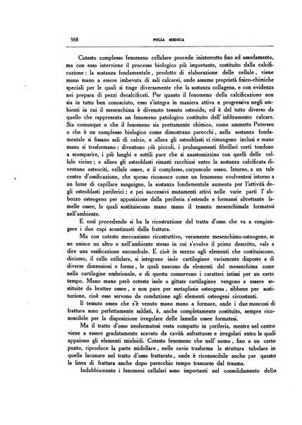 Folia medica periodico trimensile di patologia e clinica medica