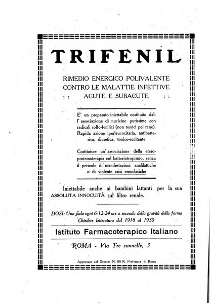 Folia medica periodico trimensile di patologia e clinica medica