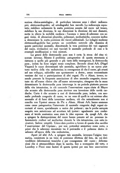 Folia medica periodico trimensile di patologia e clinica medica