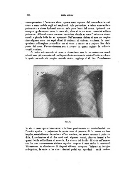 Folia medica periodico trimensile di patologia e clinica medica