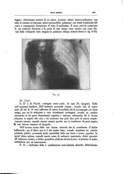 Folia medica periodico trimensile di patologia e clinica medica