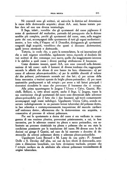 Folia medica periodico trimensile di patologia e clinica medica