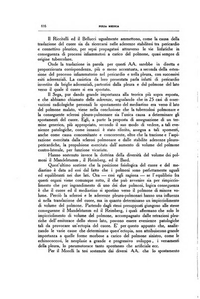 Folia medica periodico trimensile di patologia e clinica medica