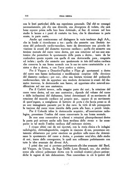 Folia medica periodico trimensile di patologia e clinica medica