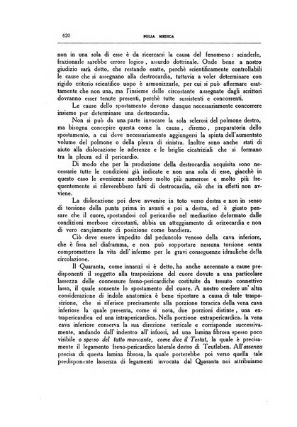 Folia medica periodico trimensile di patologia e clinica medica