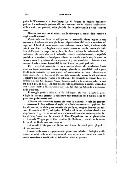 Folia medica periodico trimensile di patologia e clinica medica