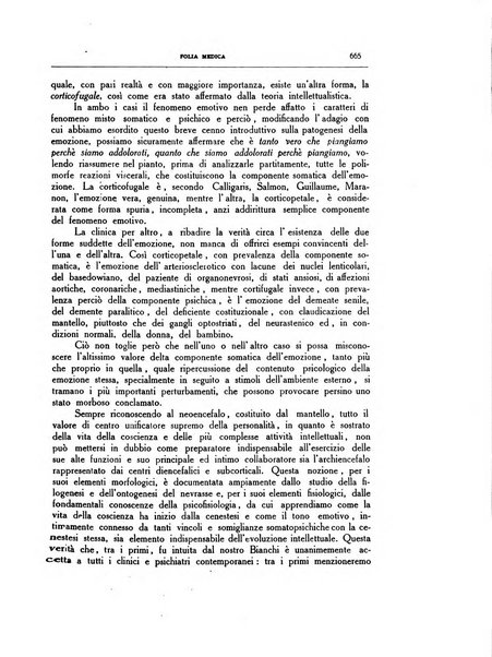 Folia medica periodico trimensile di patologia e clinica medica