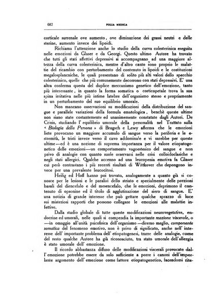 Folia medica periodico trimensile di patologia e clinica medica