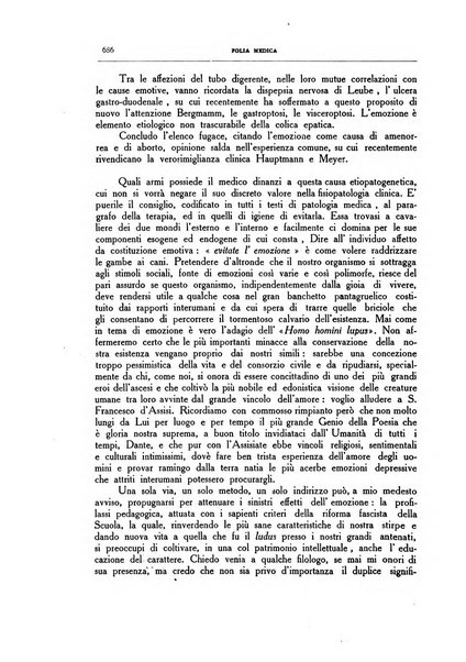 Folia medica periodico trimensile di patologia e clinica medica