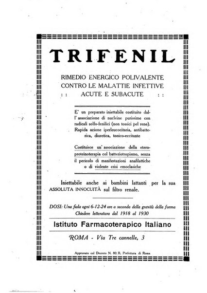 Folia medica periodico trimensile di patologia e clinica medica