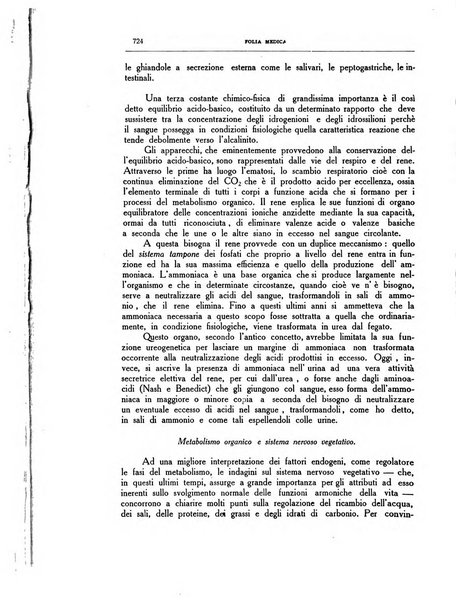 Folia medica periodico trimensile di patologia e clinica medica