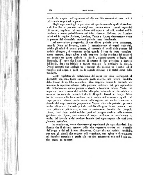 Folia medica periodico trimensile di patologia e clinica medica