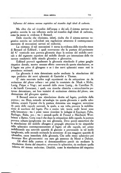 Folia medica periodico trimensile di patologia e clinica medica