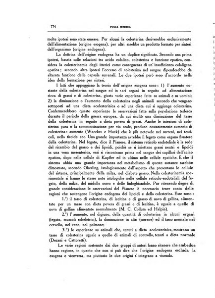 Folia medica periodico trimensile di patologia e clinica medica