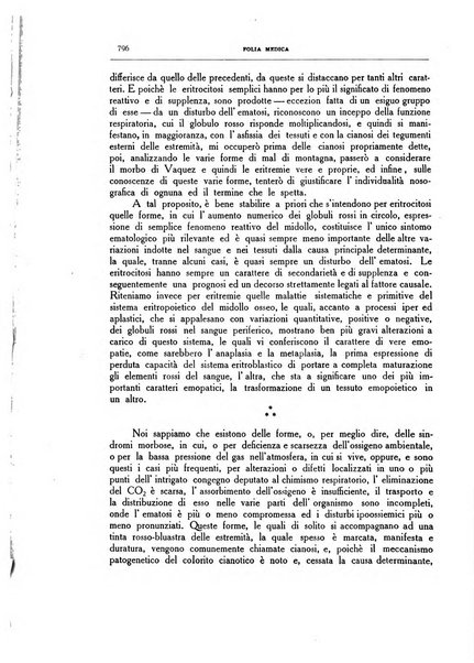 Folia medica periodico trimensile di patologia e clinica medica