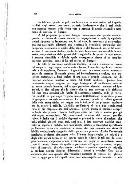 Folia medica periodico trimensile di patologia e clinica medica