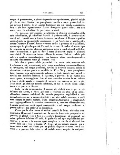 Folia medica periodico trimensile di patologia e clinica medica