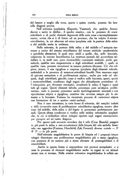 Folia medica periodico trimensile di patologia e clinica medica