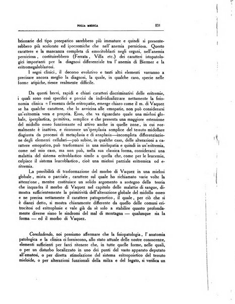 Folia medica periodico trimensile di patologia e clinica medica