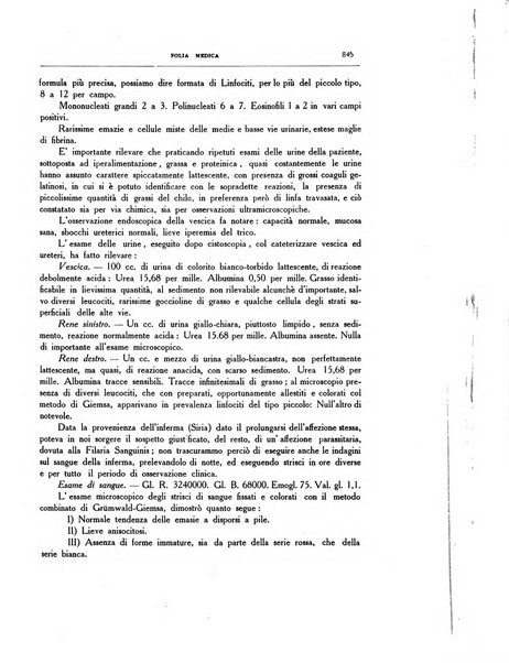 Folia medica periodico trimensile di patologia e clinica medica